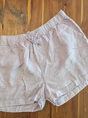 Love Tree Pastel Lilac Drawstring Casual Shorts